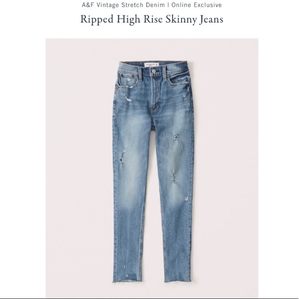 Ripped High Rise Skinny Jeans - Picture 2 of 3
